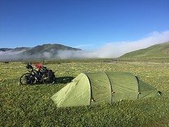 Kamperen op 3500 meter hoogte. Nachtvorst!