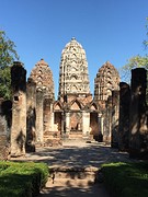 Ruïne tempels bij Sukhothai