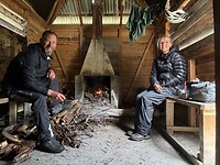 Refugio met houtkachel