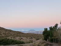 Zonsondergang in Ranquil Norte