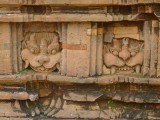 A few original sculptures remain among the ruins