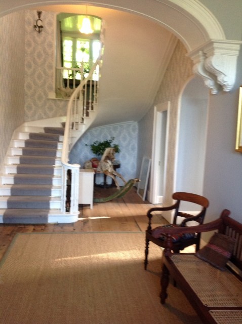 Darinas' Tudor house hallway