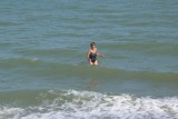 Pat in the sea