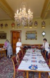 inside the fishmongers dining room