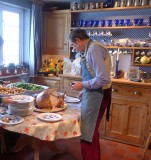 27 pound turkey and Tony the master of the house