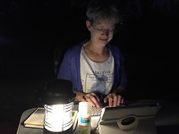 Bloggen op de camping