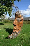 241003 St.Agatha beeld in kloostertuin abdij