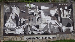 Mozaïek Guernica van Picasso.