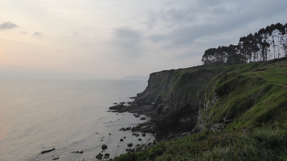 Kust La Isla vanmorgen.