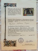 Mijn 2e Compostela, voor de Camino Ingles.