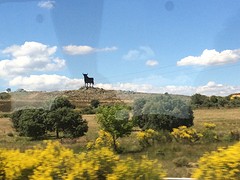 Vanuit de bus Brazuelo.