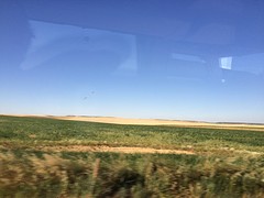 Vanuit de bus Paredes de Nava,