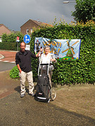 Bij thuiskomst.
