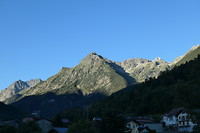De Alpen vanmorgen al in t zonnetje