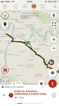 Etappe 46: Calendasco - Roveleto 32km.