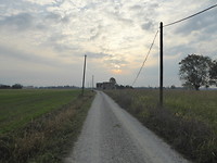 Vanmorgen net buiten Roveleto