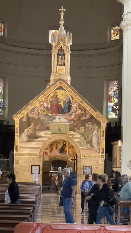 In kathedraal Santa Maria degli Angelo.