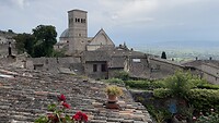 Nog een uitzicht op Assisi.