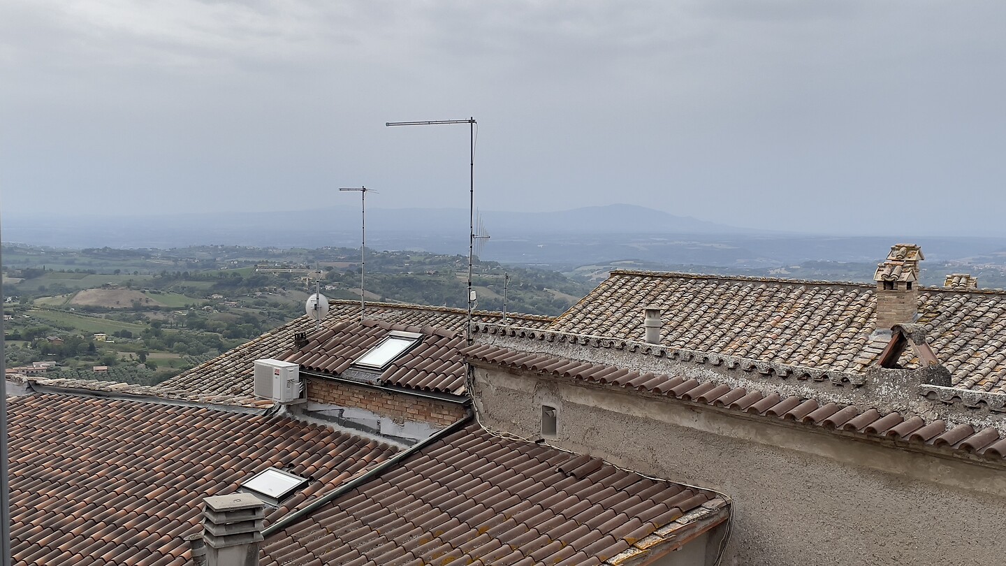 Uitzicht vanaf kamer Calvi Dell’ Umbria