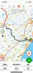 De route vandaag