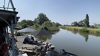 Onderweg pauze op “de boot”