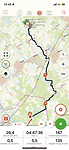 De route vandaag