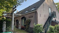 Start aan pelgrimsherberg in Vessem