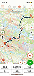 De route vandaag