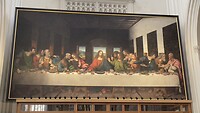Het laatste avondmaal van Da Vinci. In abdij Tongerlo.