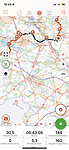 De route vandaag