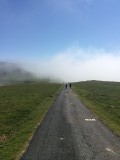 Idem, boven de wolken