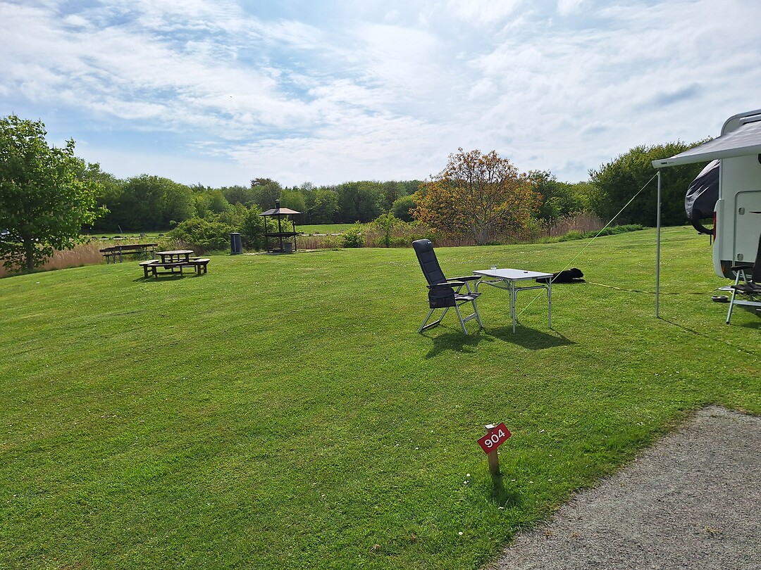 De camping, wat een ruimte