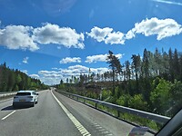 Op weg naar camping Jogerso