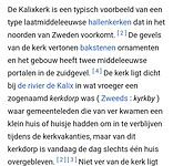Tekst bij het Kerkje in Kalix