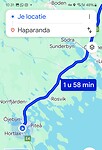Route vandaag 360 km