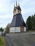 Horende bij het kerkje van Tornio