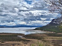 Uitzicht over Porsangerfjord