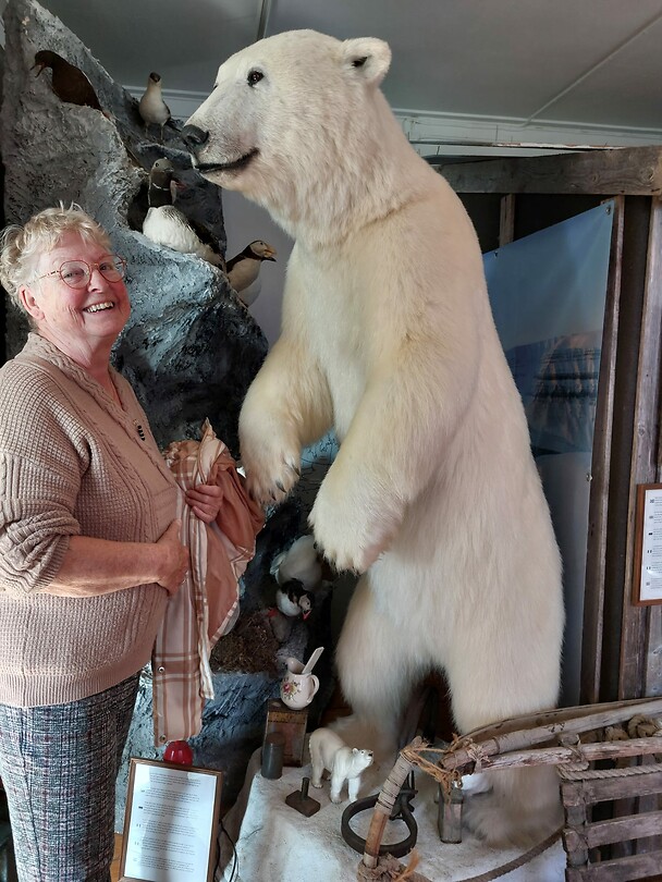 In het Polar Museum