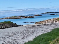 Uitzicht vanaf camping Andenes