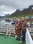 We staan op het dek, we gaan varen