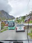 Weinig ruimte voor het passeren