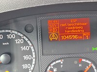 Dashboard waarschuwing