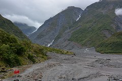 Fox Glacier...in de verte!