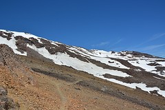 Rimtop van Mount Ruapehu