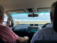 Rijden op het strand