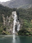 Waterval in Milford Sound