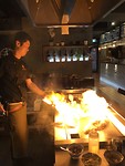 Onze Koreaanse kok in Janpans restaurant in NZ