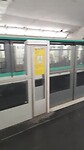 Metro tegen het op spoor vallen systeem