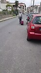 Van bus naar appartement lopen