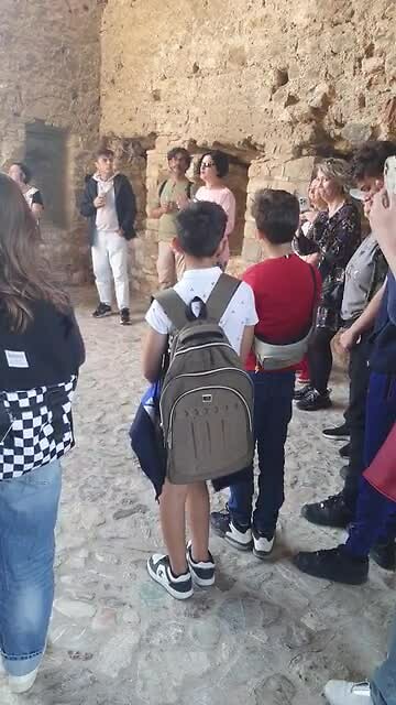 Schoolklas in Castle